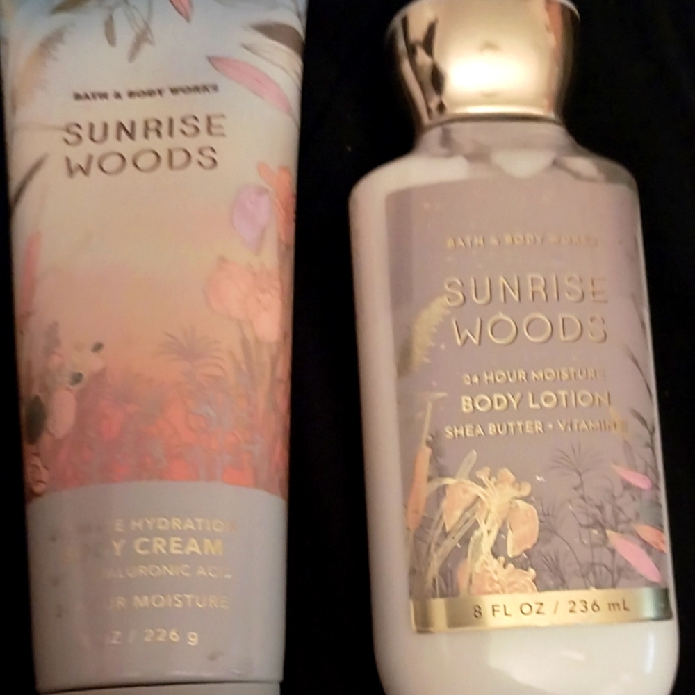 Bath Body body cream and lotion ( both)